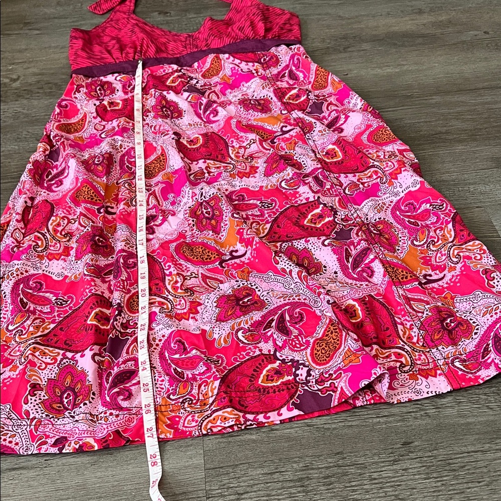 Athleta Pack Everywhere Halter Dress Paisley Grenadine size 8 - Picture 6 of 6